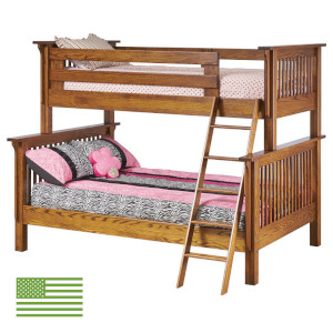 Amish Pearce Twin & Full Bunk Bed